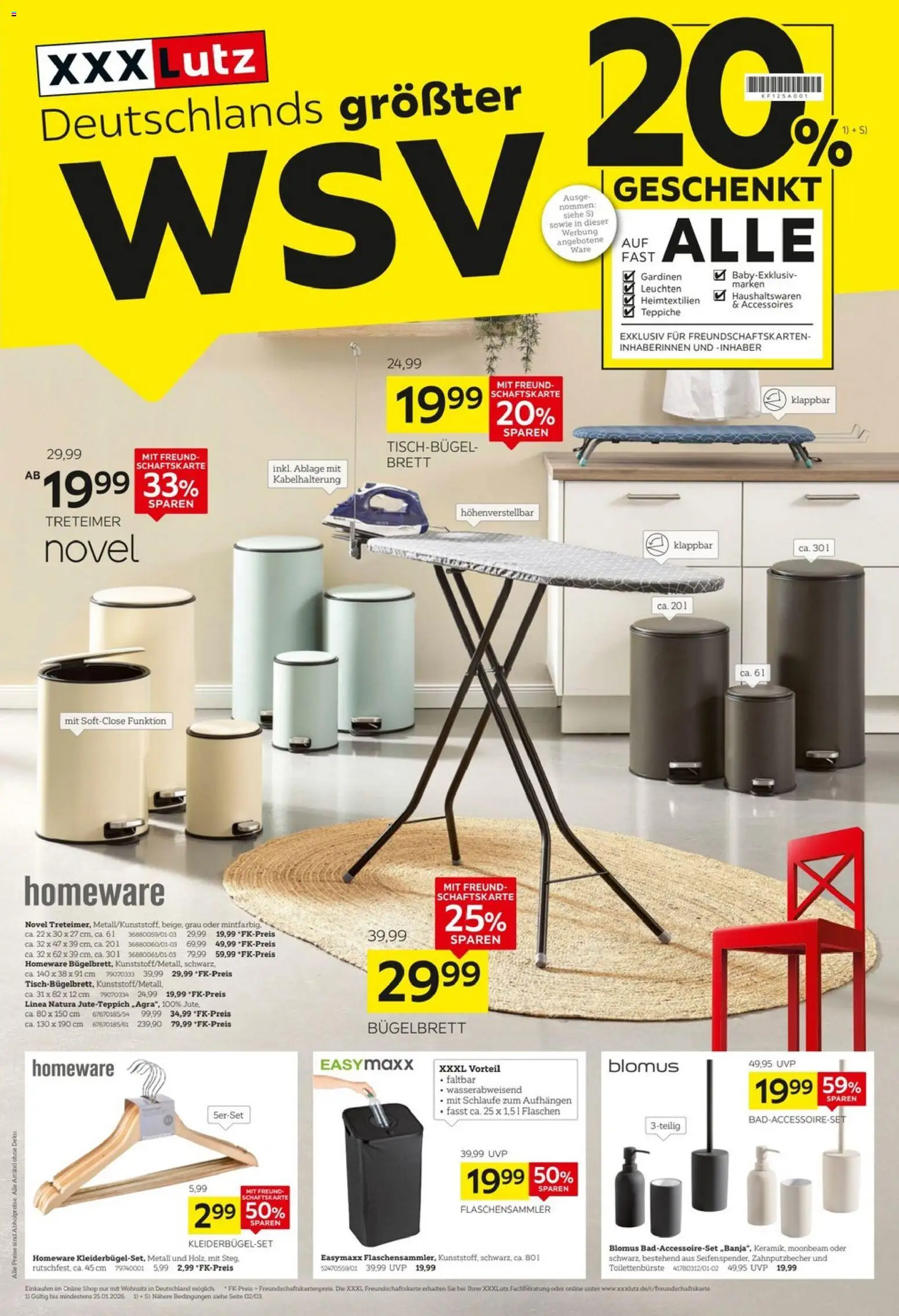 Vorschau von dem Prospekt des Geschäftes XXXL Lutz, gültig ab dem 04.01.2026