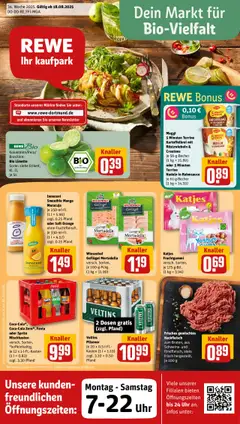 Vorschau von dem Prospekt des Geschäftes Rewe ihr Kaufpark, gültig ab dem 18.08.2025