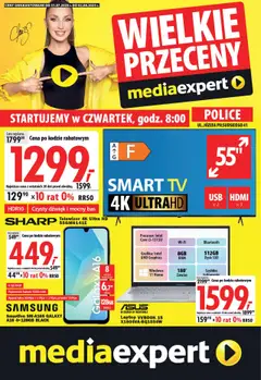 Pogląd gazetki "Wielkie przeceny - Police, ul. Józefa Piłsudskiego 41" ze sklepu Mediaexpert ważnej od 31.07.2025
