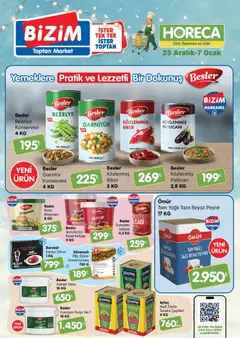 Bizim Toptan Horeca kataloğu 25.12.2025 - Broşürünün önizlemesi