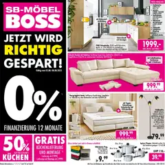 Vorschau von dem Prospekt des Geschäftes SB Möbel Boss, gültig ab dem 02.08.2025