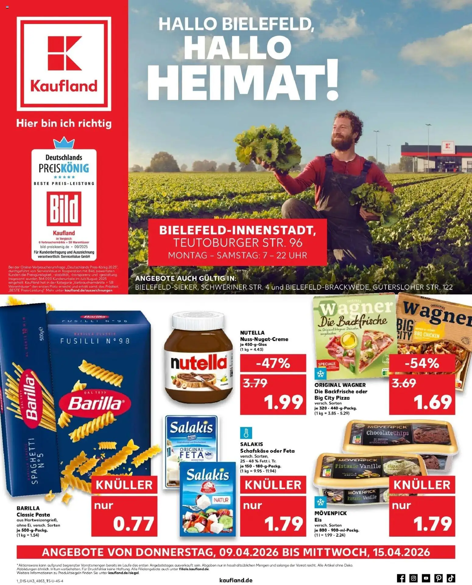 Vorschau von dem Prospekt des Geschäftes Kaufland, gültig ab dem 08.04.2026