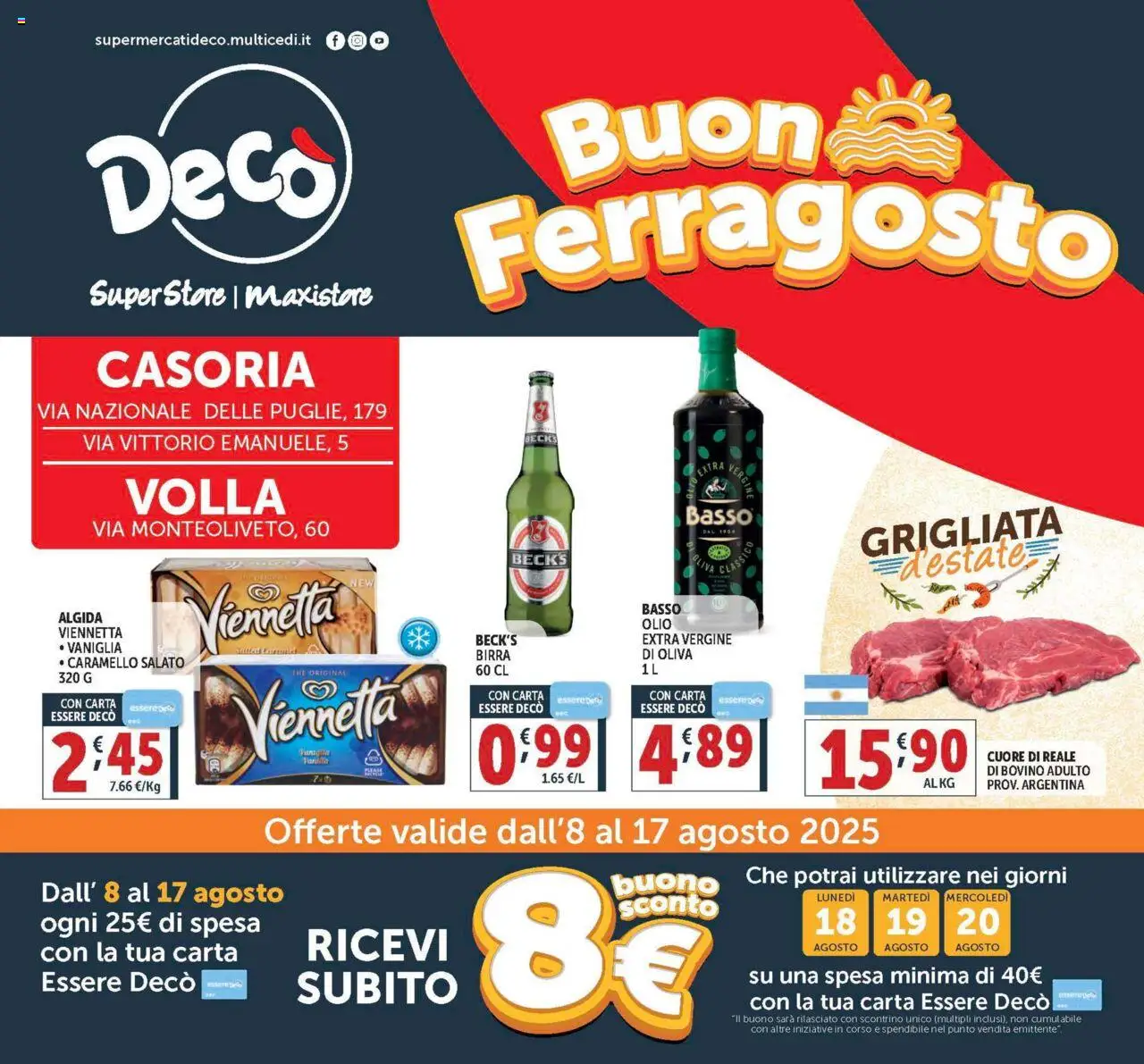 Volantino Decò valido da 08/08/2025 numero di pagina 1