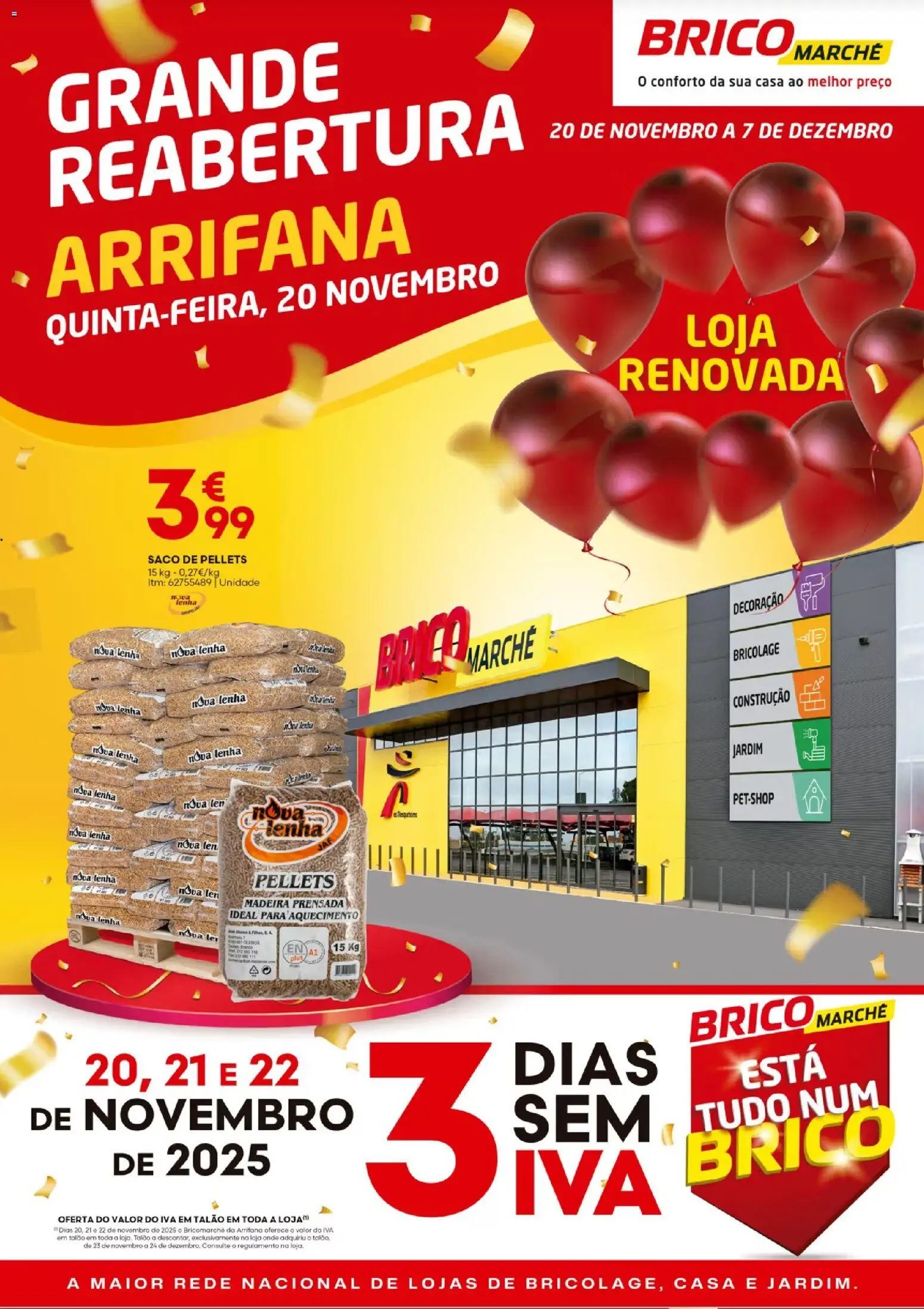 Pré-visualização do folheto da loja BricoMarché válida a partir de 20/11/2025