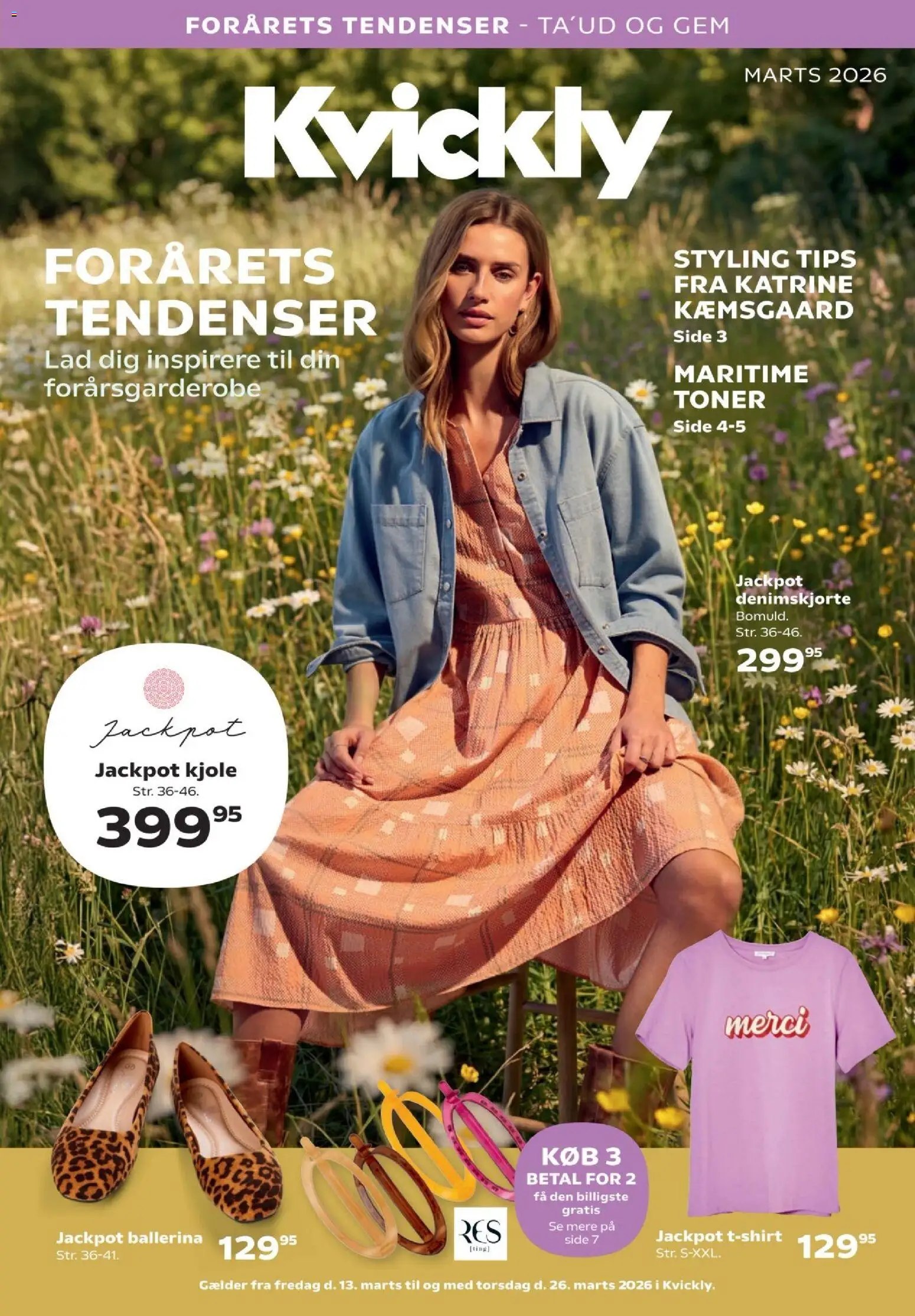 Eksempel på tilbudsavis Kvickly - Dame katalog fra butik Kvickly gyldig fra 13/03/2026