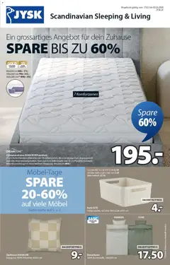 Vorschau des Merkblatts Aktionen vom Shop JYSK gültig von 17.02.2026 bis 02.03.2026