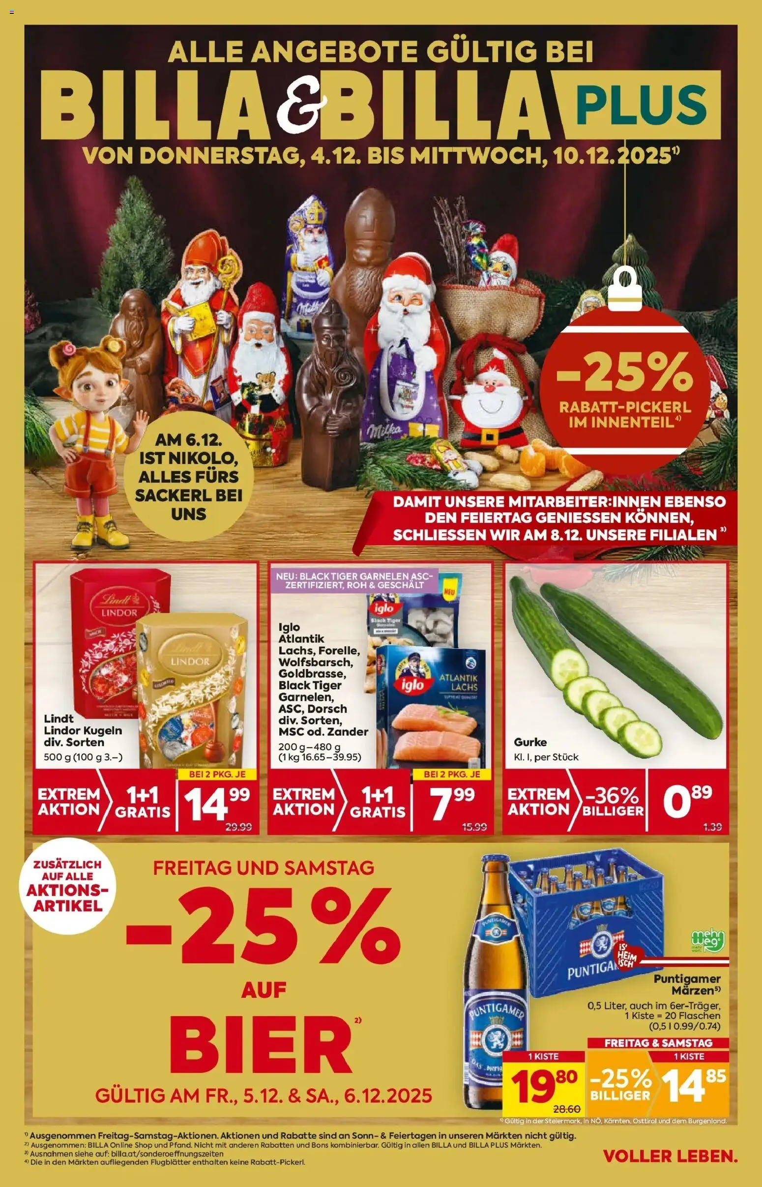 Vorschau der Angebote: Billa BILLA: Flugblatt gültig bei BILLA & BILLA PLUS gültig ab 03.12.2025