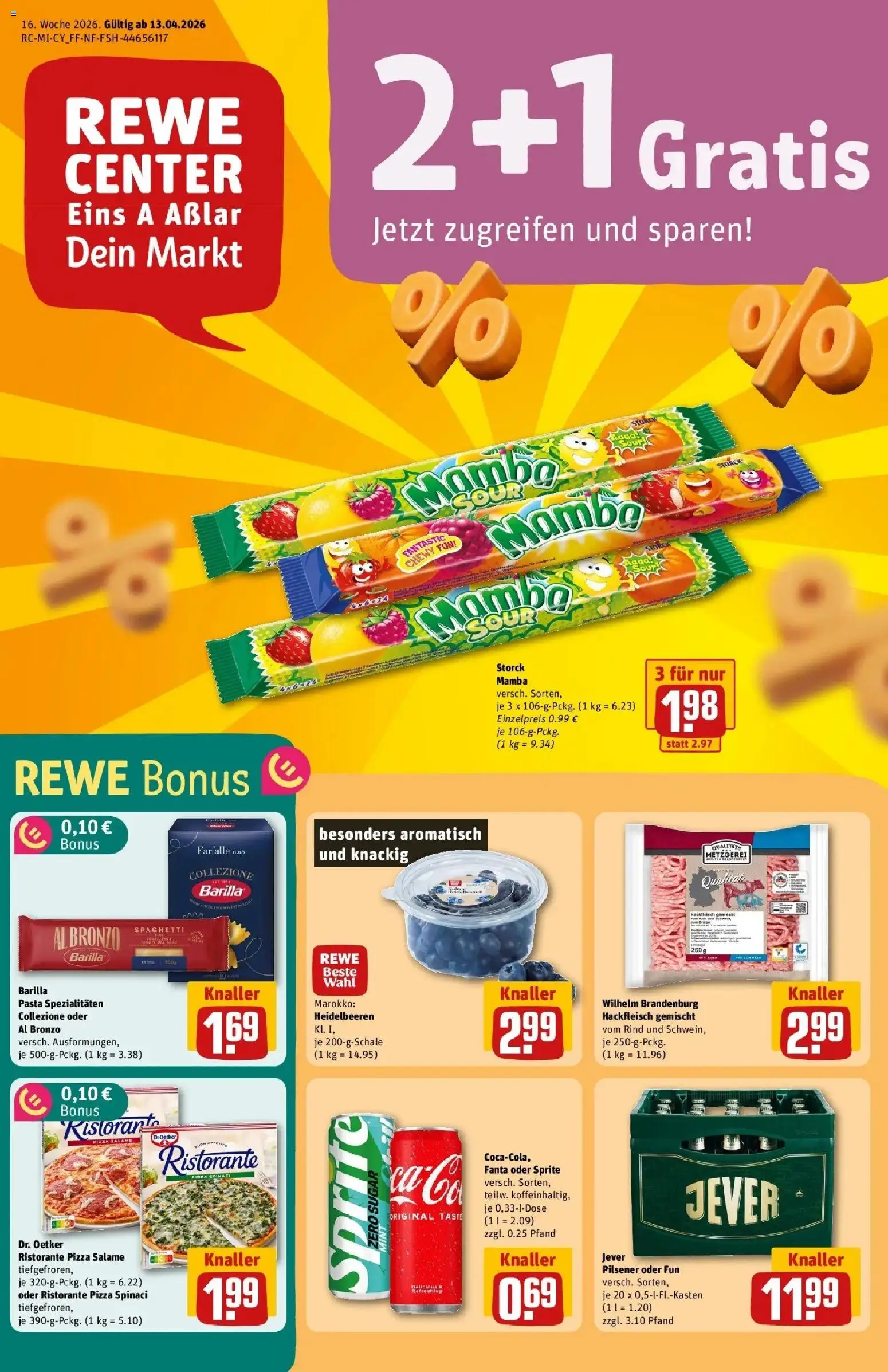 Vorschau von dem Prospekt des Geschäftes Rewe, gültig ab dem 12.04.2026