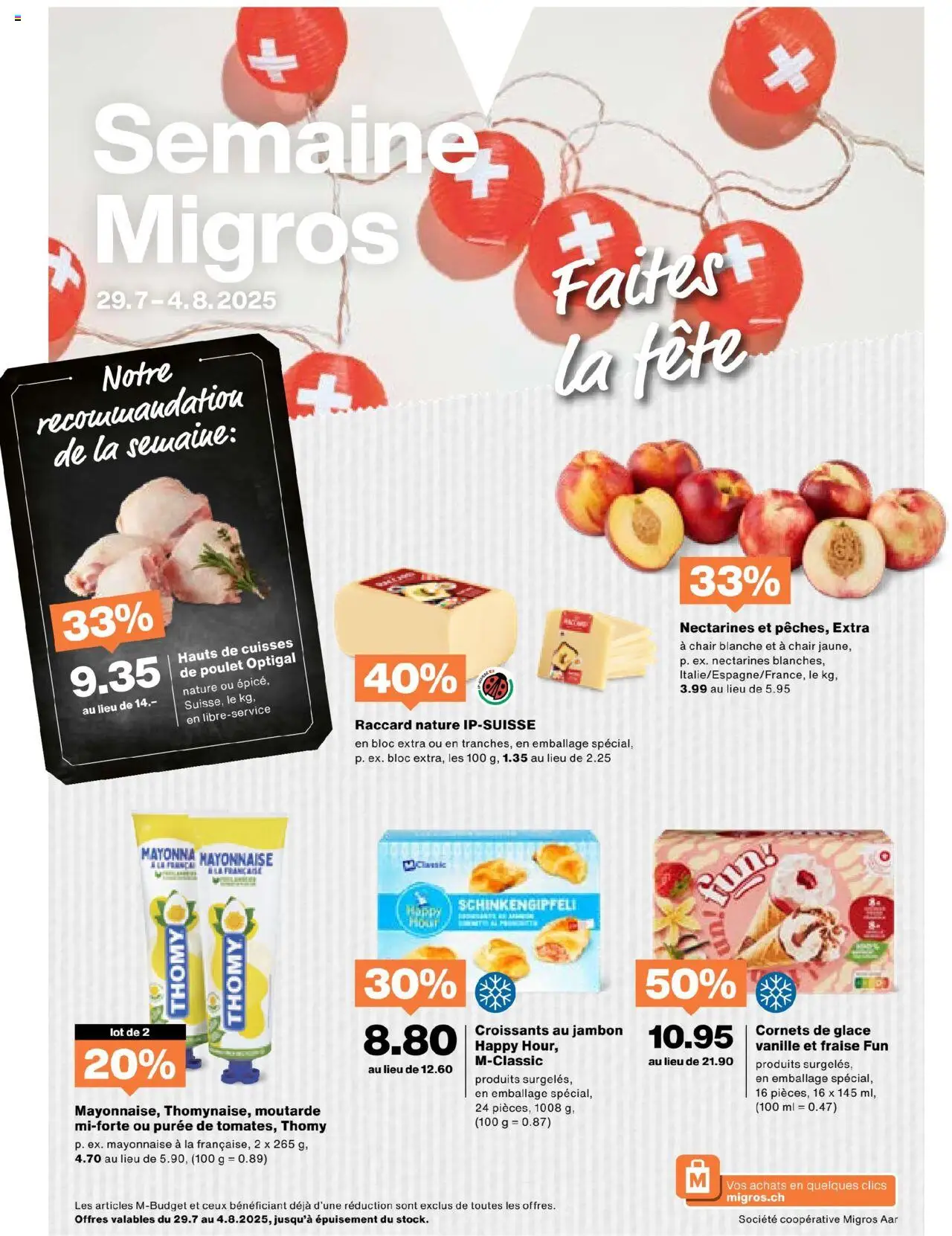 Migros Aktionen FR ab 29.07.2025 - Seitennummer 1