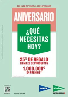 Vista previa del folleto de la tienda El Corte Inglés válido desde el 23/10/2025 