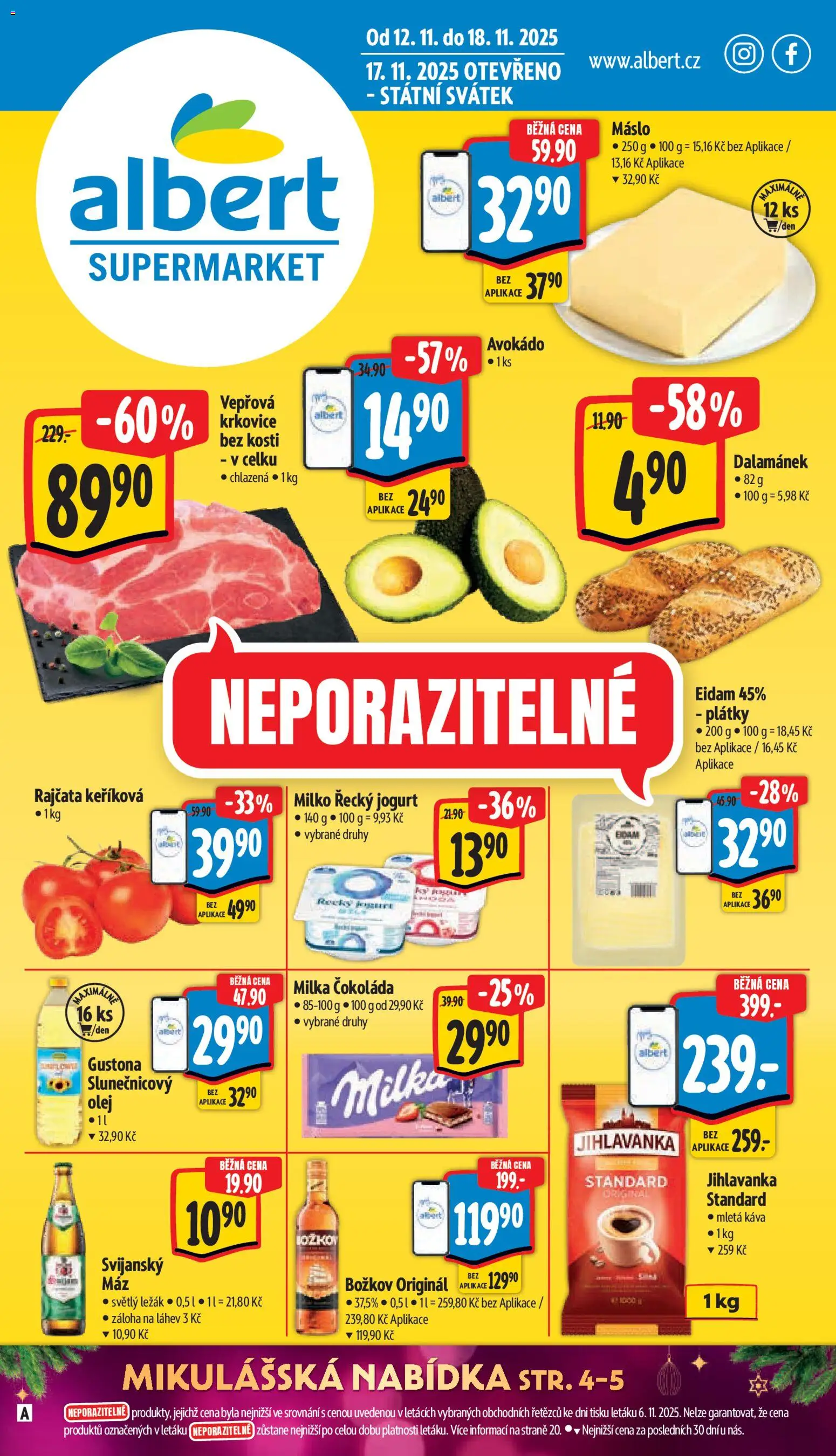 Náhled nabídky: Albert Black Friday platný od 12.11.2025