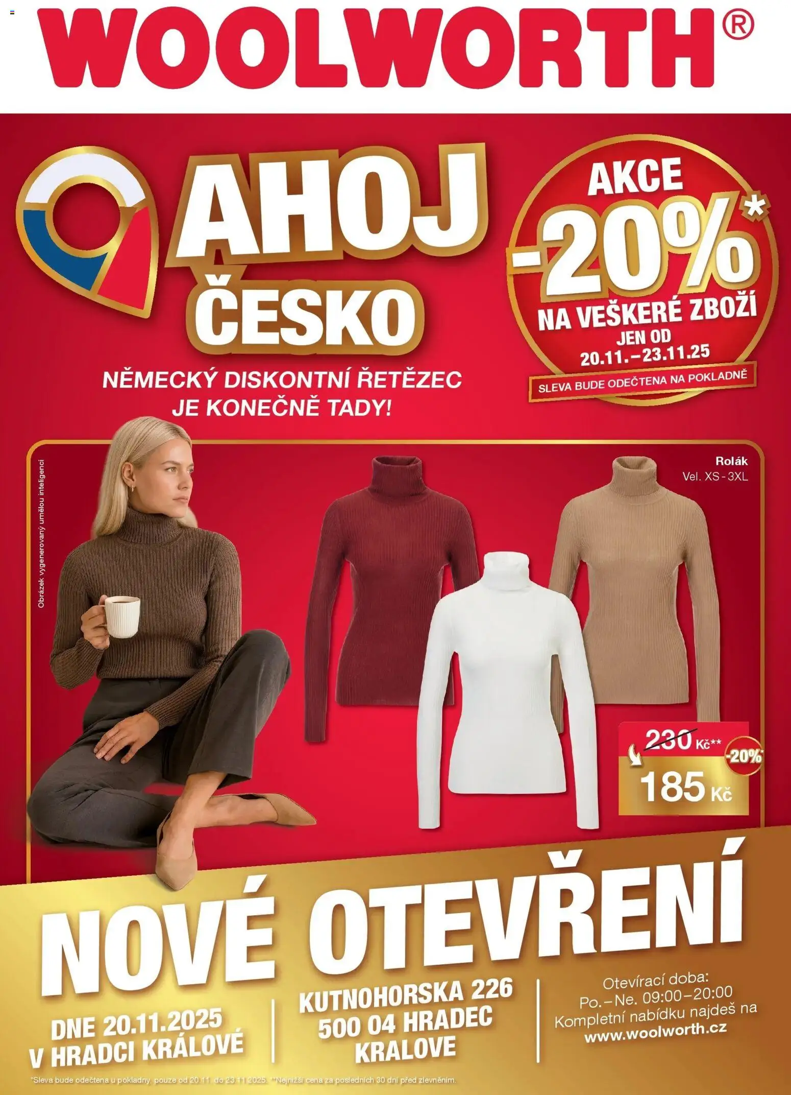 Náhled nabídky: Woolworth Leták - Hradec Králové platný od 20.11.2025