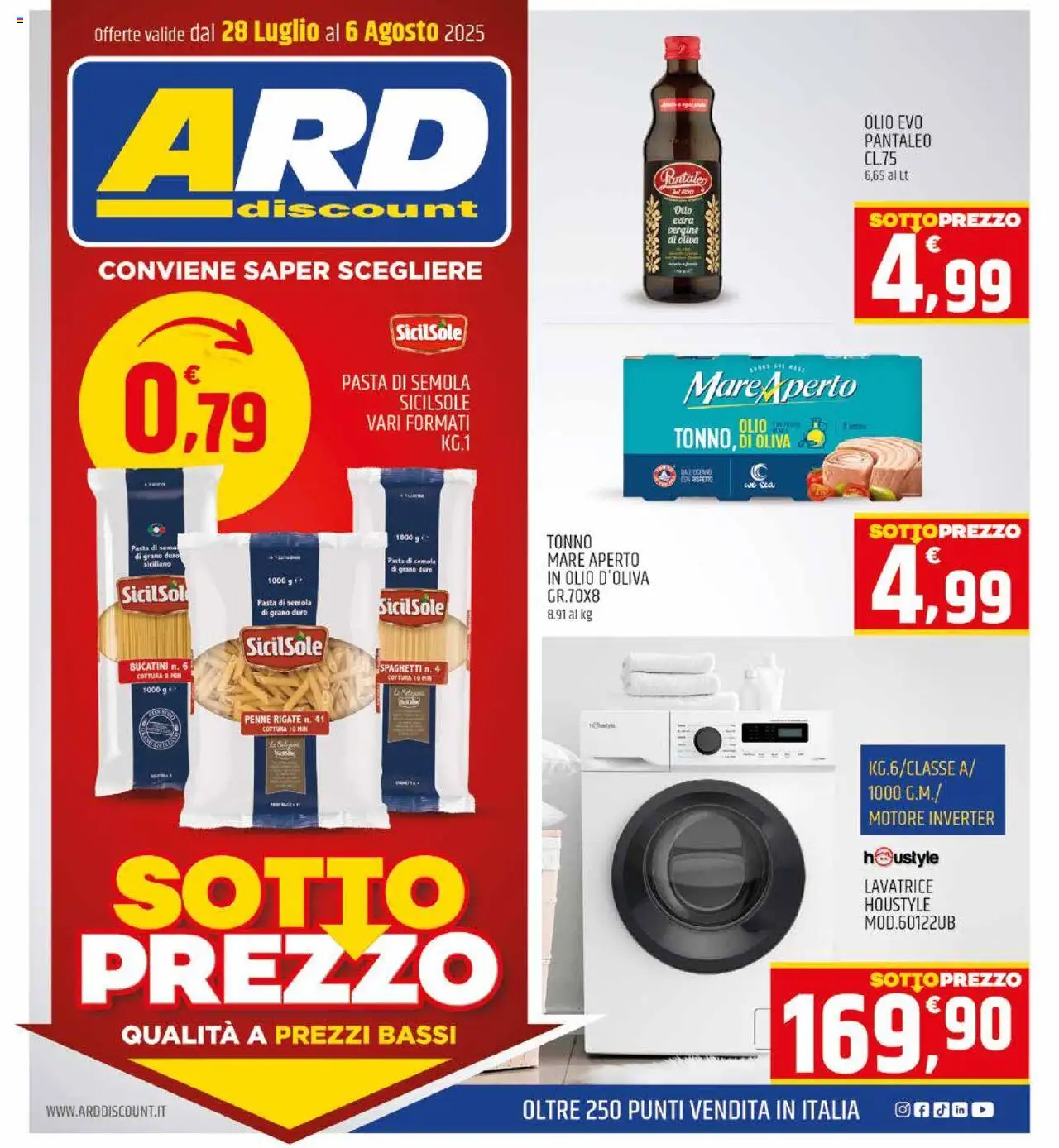 Volantino ARD Discount valido da 28/07/2025 numero di pagina 1