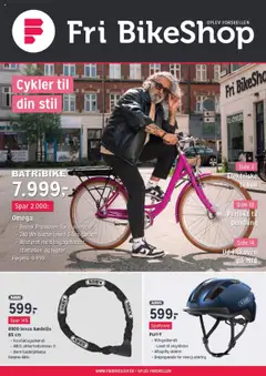 Eksempel på tilbudsavis Tilbudsavis fra butik Fri BikeShop gyldig fra 28/08/2025