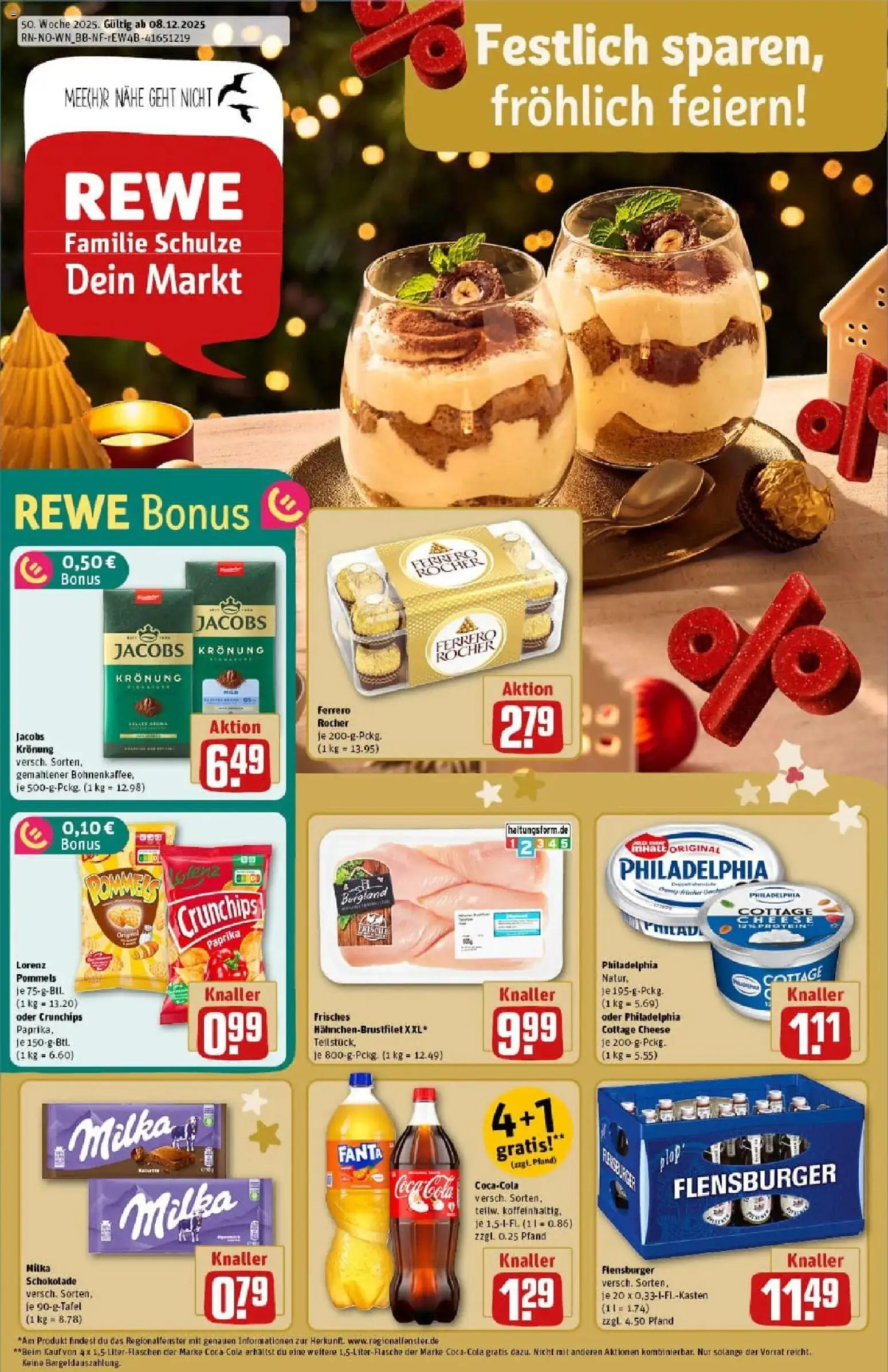 Vorschau von dem Prospekt des Geschäftes Rewe, gültig ab dem 07.12.2025