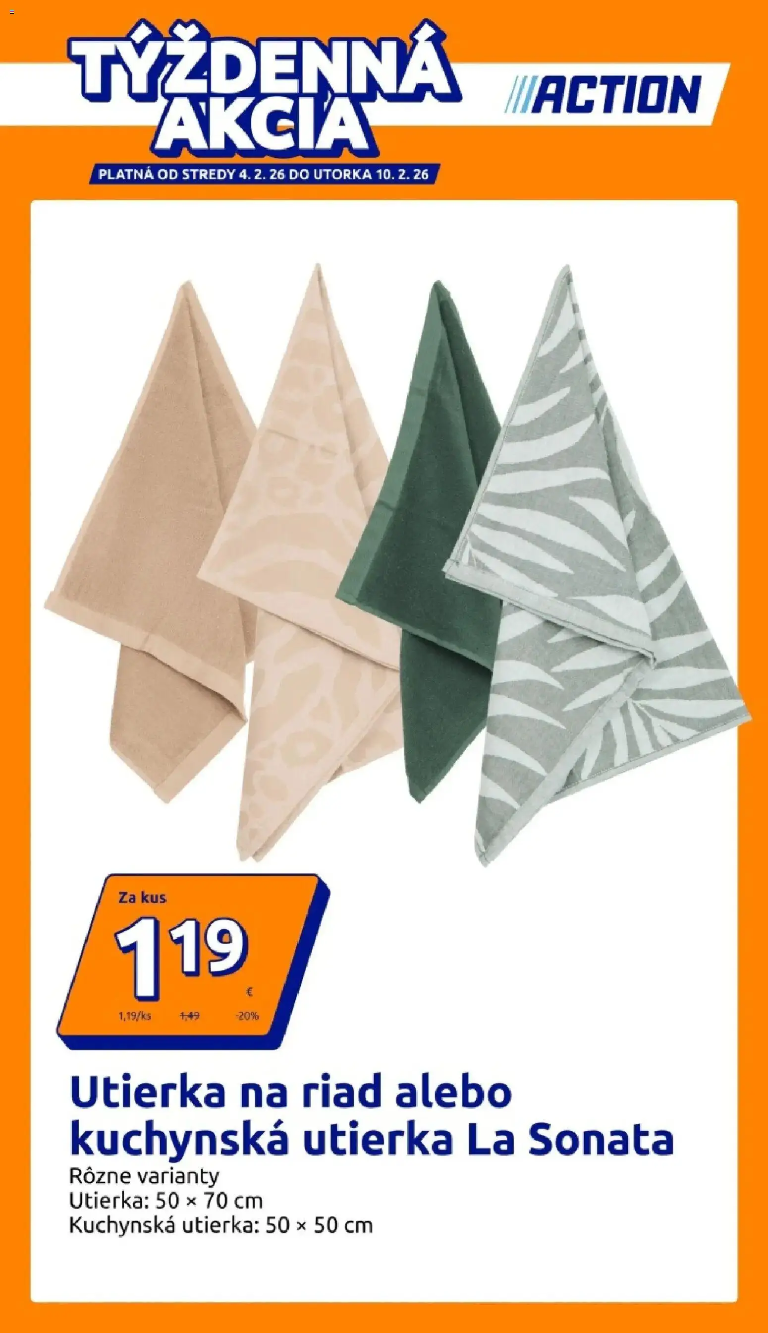 Náhľad Action letáku platného od 03.02.2026