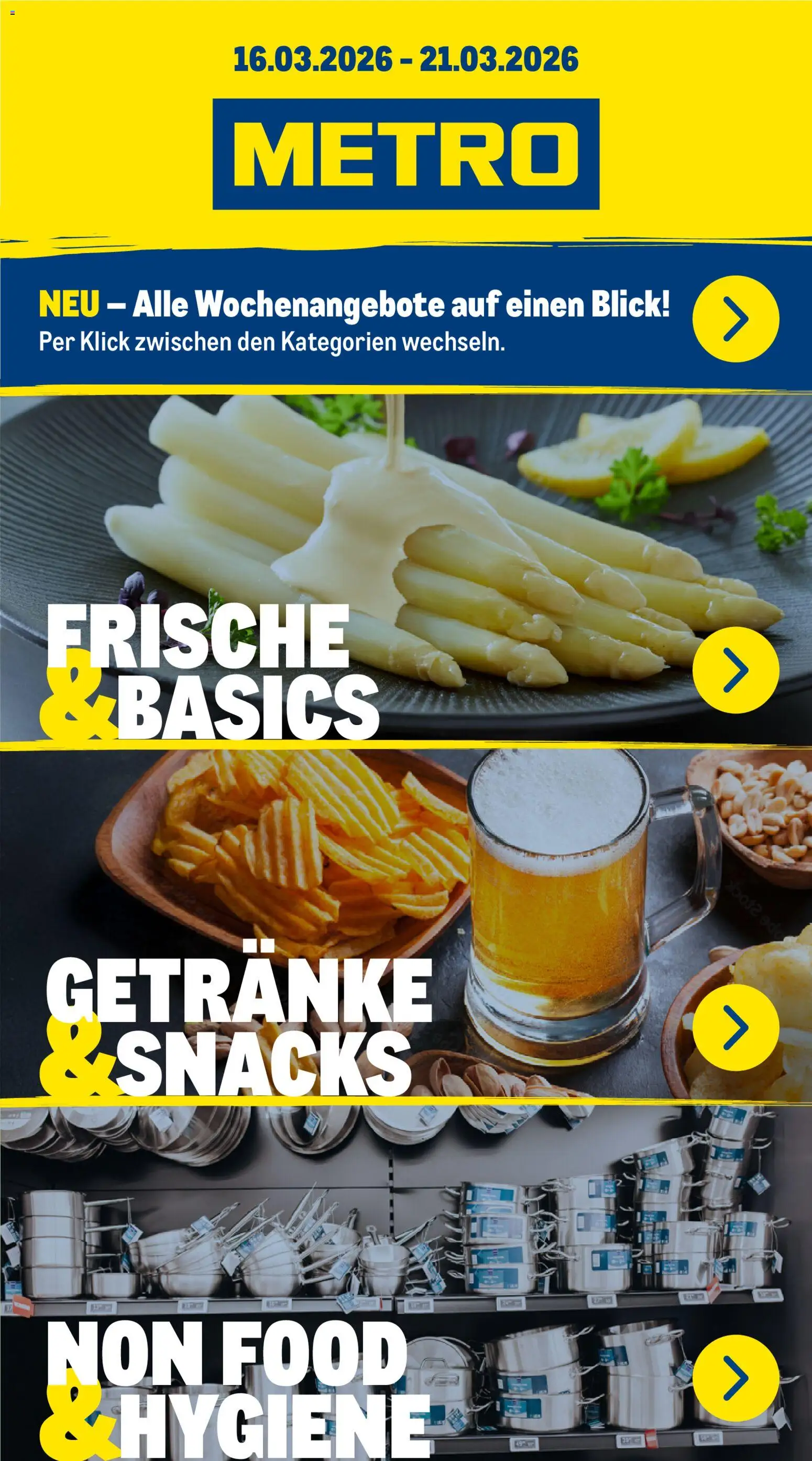 Vorschau von dem Prospekt des Geschäftes Metro, gültig ab dem 16.03.2026