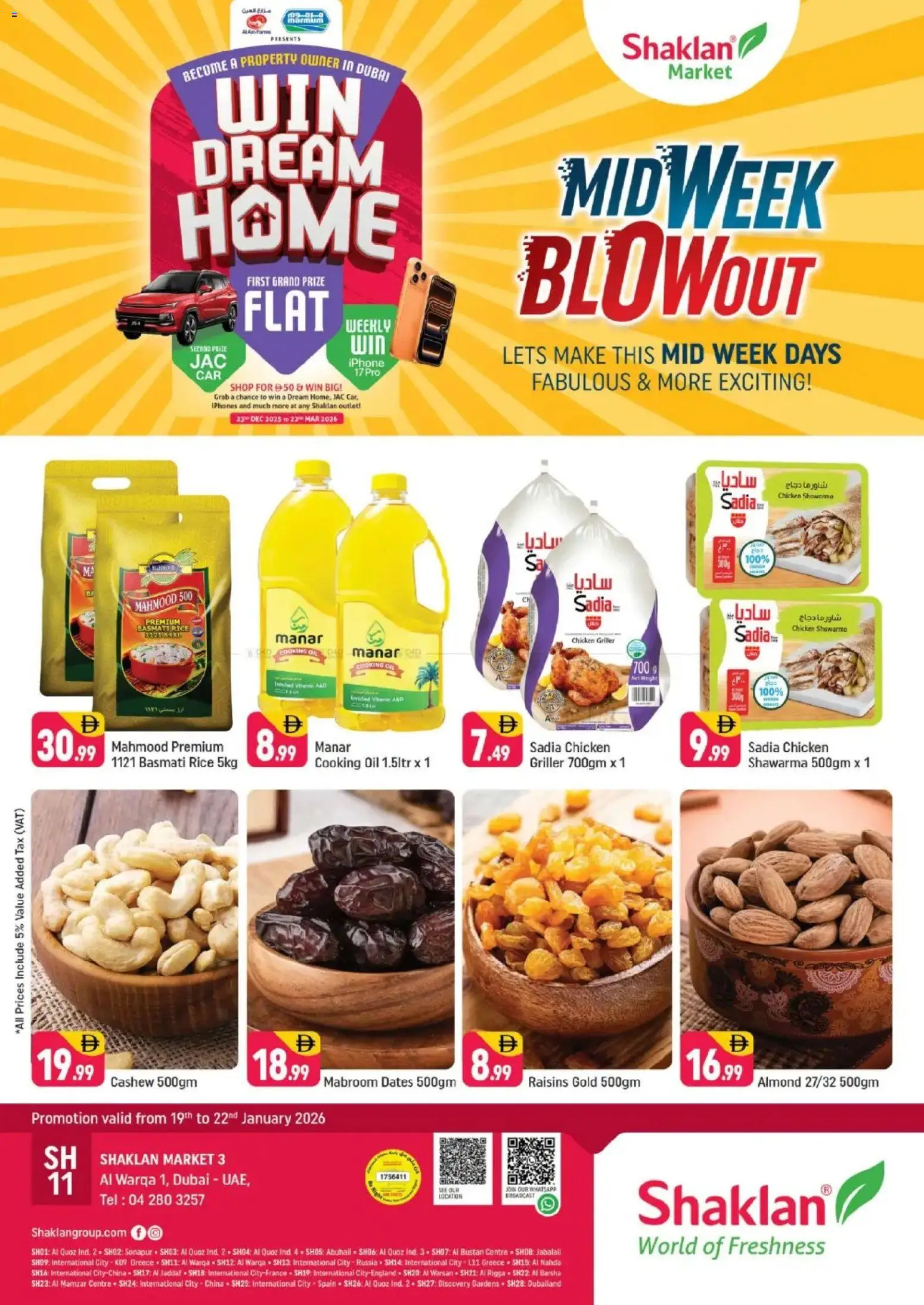 Preview of the catalogue Midweek Blow Out - Shaklan Market 3, Al Warqa 1 of store Shaklan valid from 19 Jan, 2026