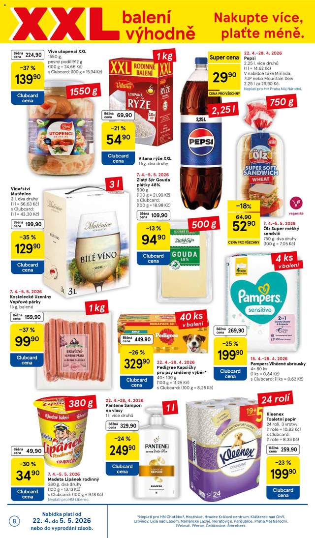 Nový Tesco leták od 22.04.