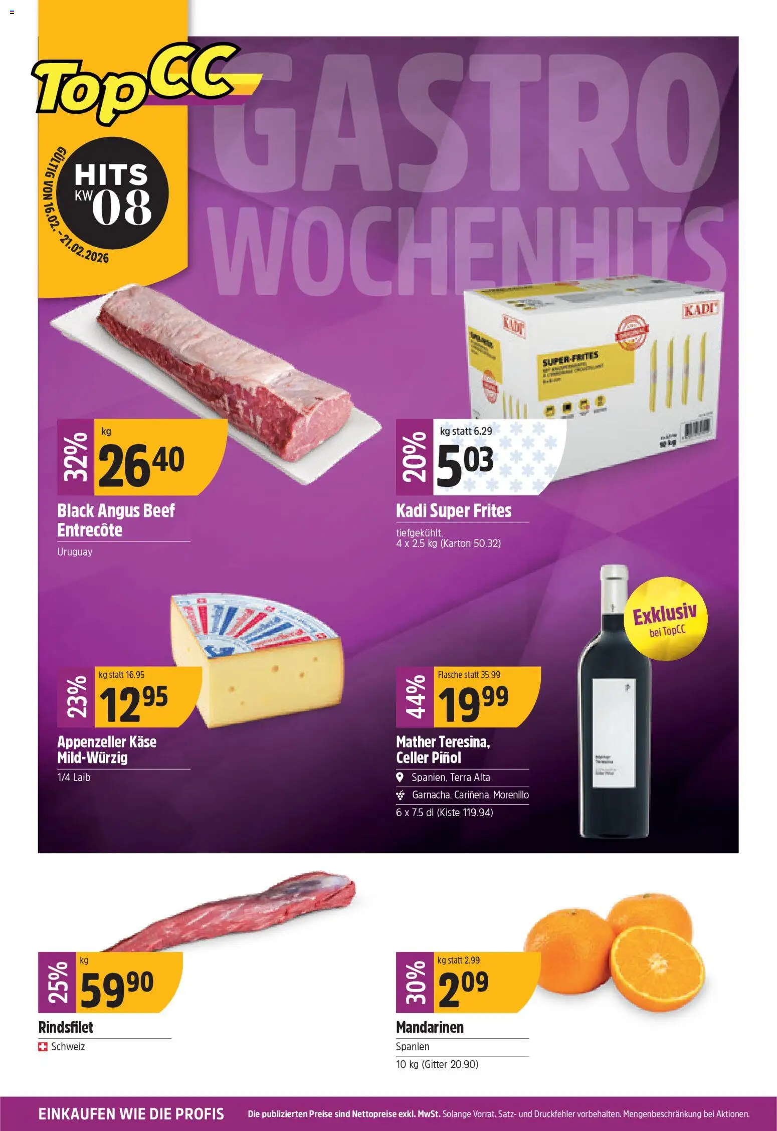 Vorschau des Merkblatts Aktionen vom Shop TopCC gültig von 16.02.2026 bis 21.02.2026