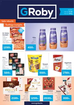 G'Roby - Akciós újság G'Roby megtekintése, amely érvényes 2026.02.05.-től