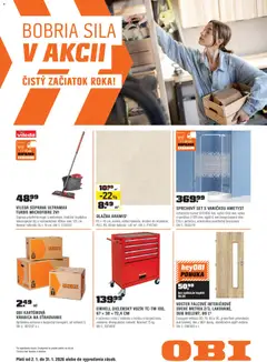 Náhľad OBI letáku platného od 02.01.2026