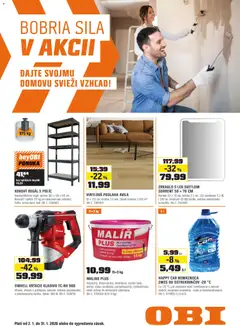 Náhľad OBI letáku platného od 02.01.2026