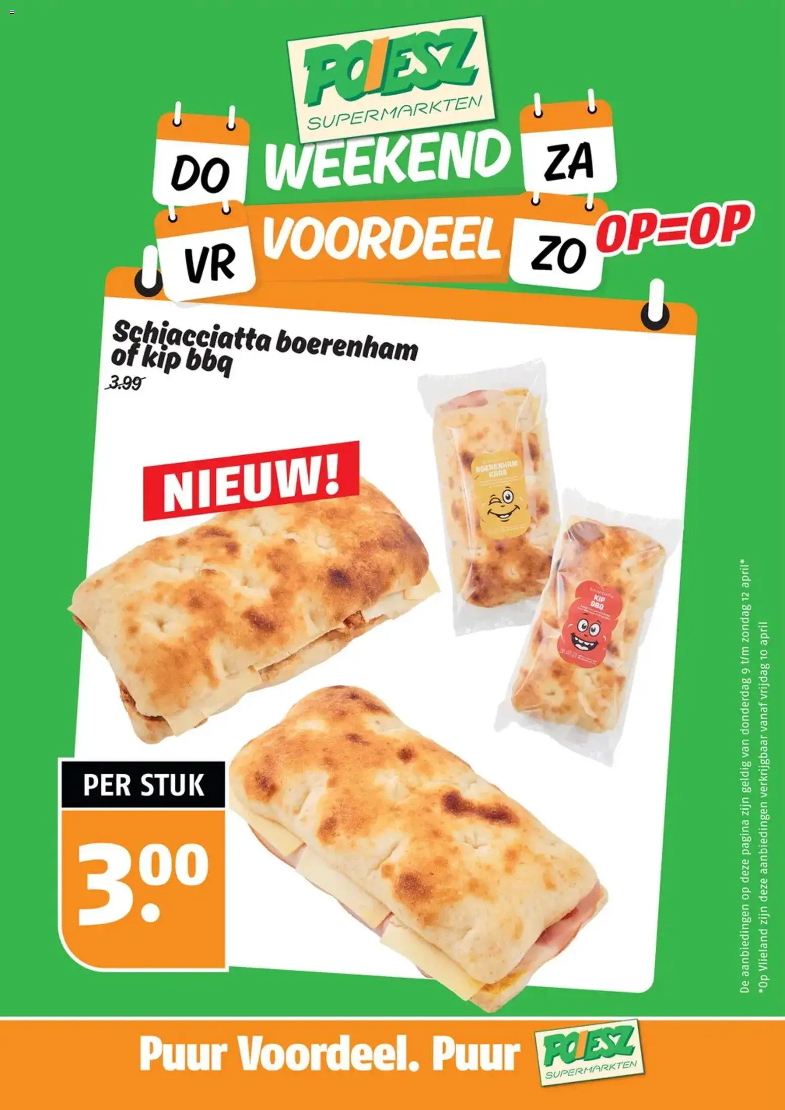 Voorbeeld van Poiesz folder - Weekendacties van winkel Poiesz geldig vanaf 09-04-2026 - Kaas, Kip