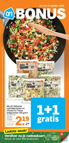 Voorbeeld van Folder week 42 van winkel Albert Heijn geldig vanaf 13-10-2025