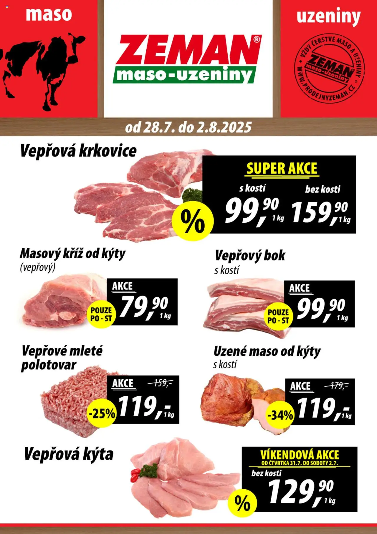  Prodejny Zeman Leták (28.07.2025 - 02.08.2025)