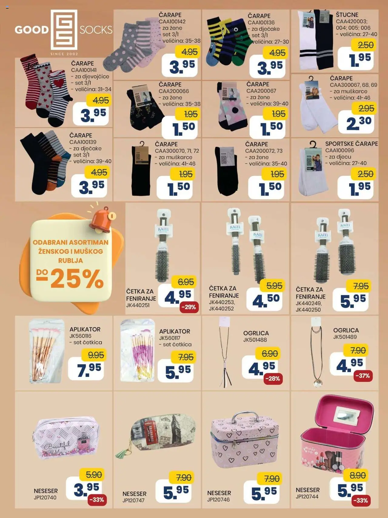 Pregled letka Katalog trgovine FIS vrijedi od 2025.10.10