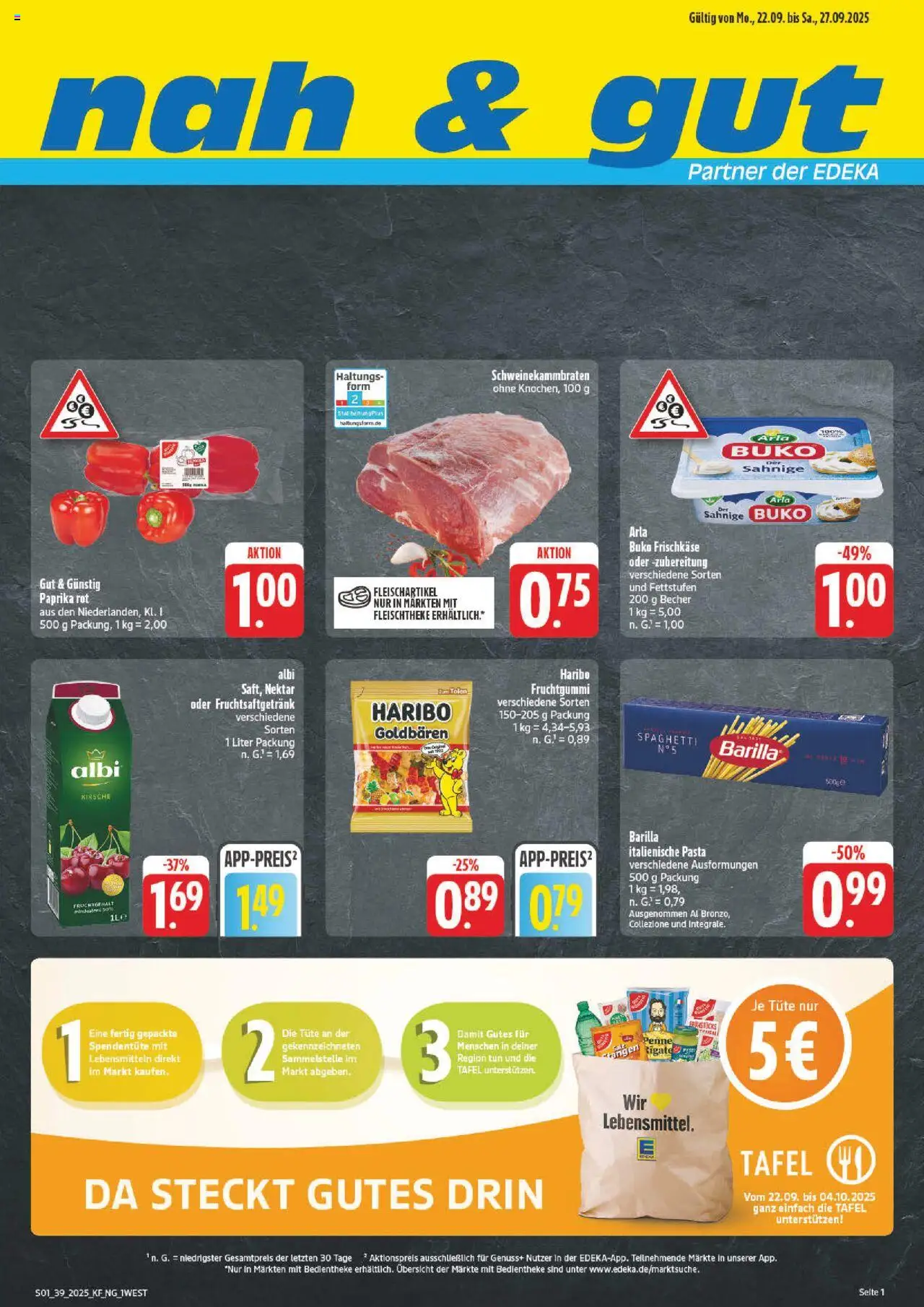 nah & gut Prospekt (vom 22.09.2025 - 27.09.2025)