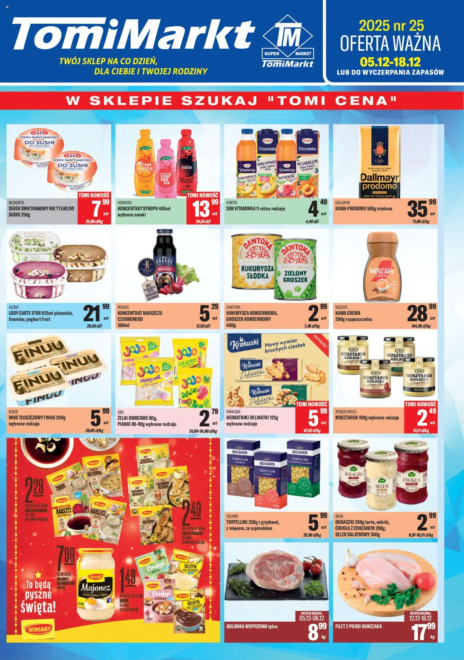 Pogląd gazetki "Gazetka" ze sklepu TomiMarkt ważnej od 05.12.2025