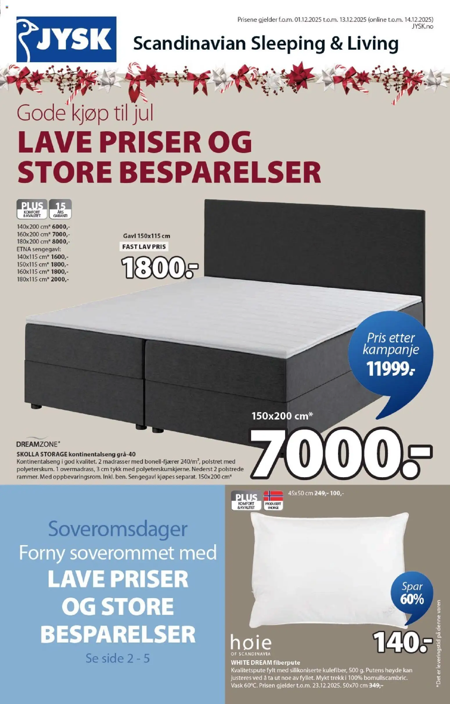 Forhåndsvis Kundeavis fra butikk JYSK gyldig fra 01/12/2025