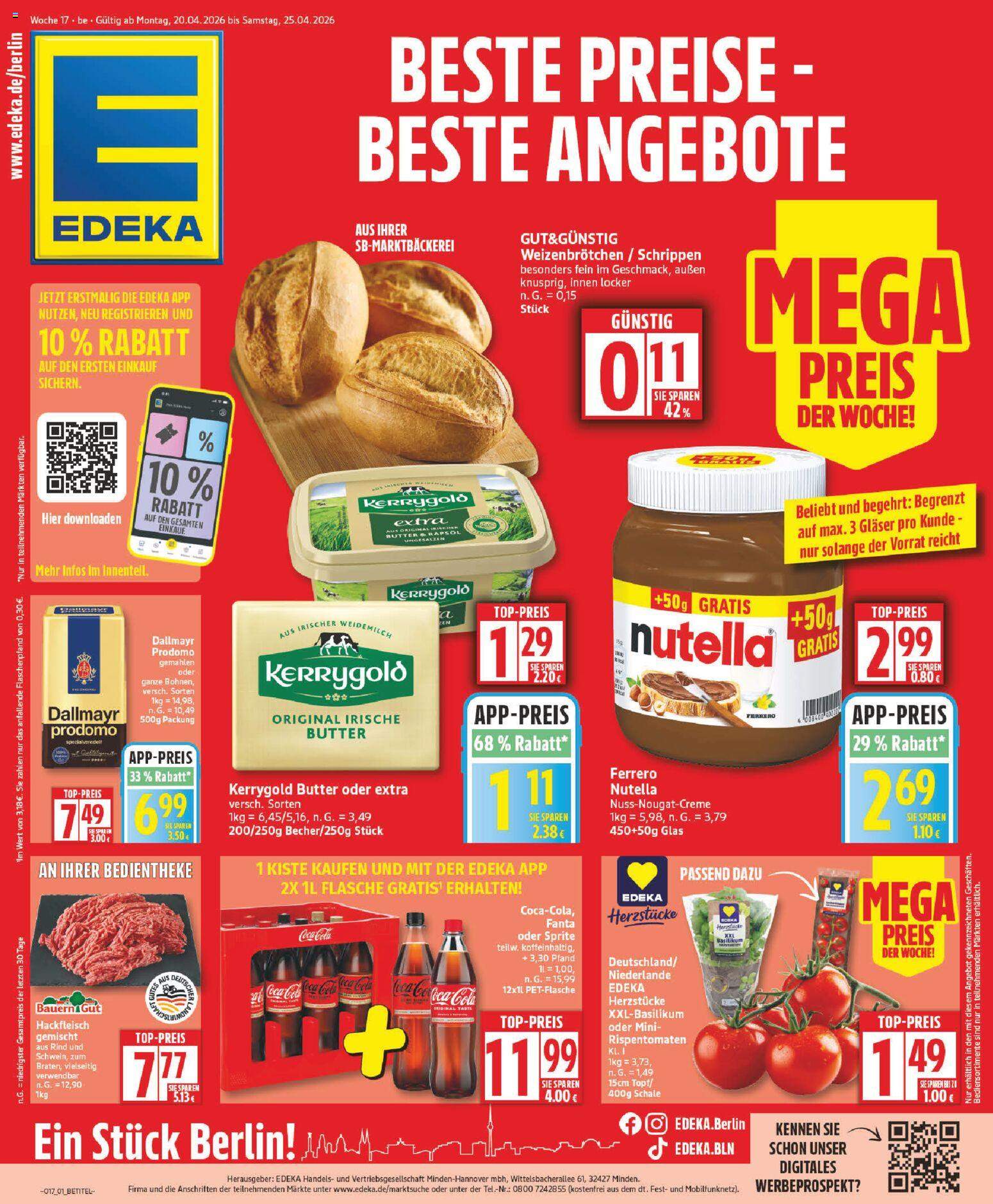 Neues Edeka prospekt zum blättern 20.04.