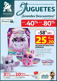 Vista previa del folleto de la tienda Alcampo válido desde el 23/10/2025 