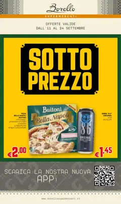 Anteprima dell'opuscolo Attuale volantino dal negozio Borello Supermercati valido da 11/09/2025