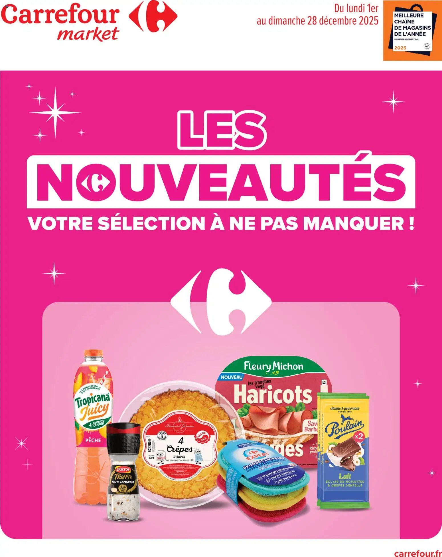 Prévisualisation de Les nouveautés du magasin Carrefour Market formulaire valide 01/12/2025