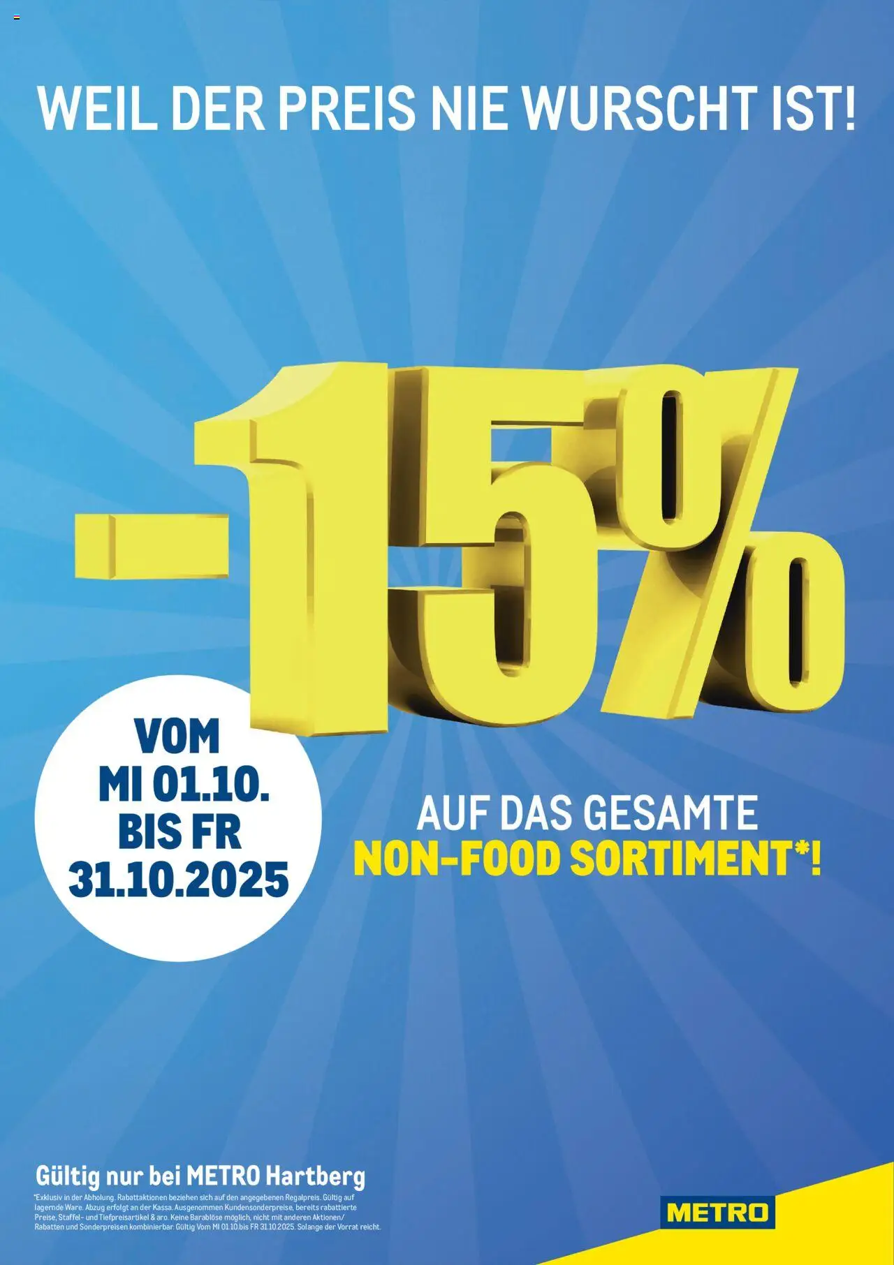  Metro Hartberg Spezial ab (01.10.2025 - 31.10.2025) - Seite 1