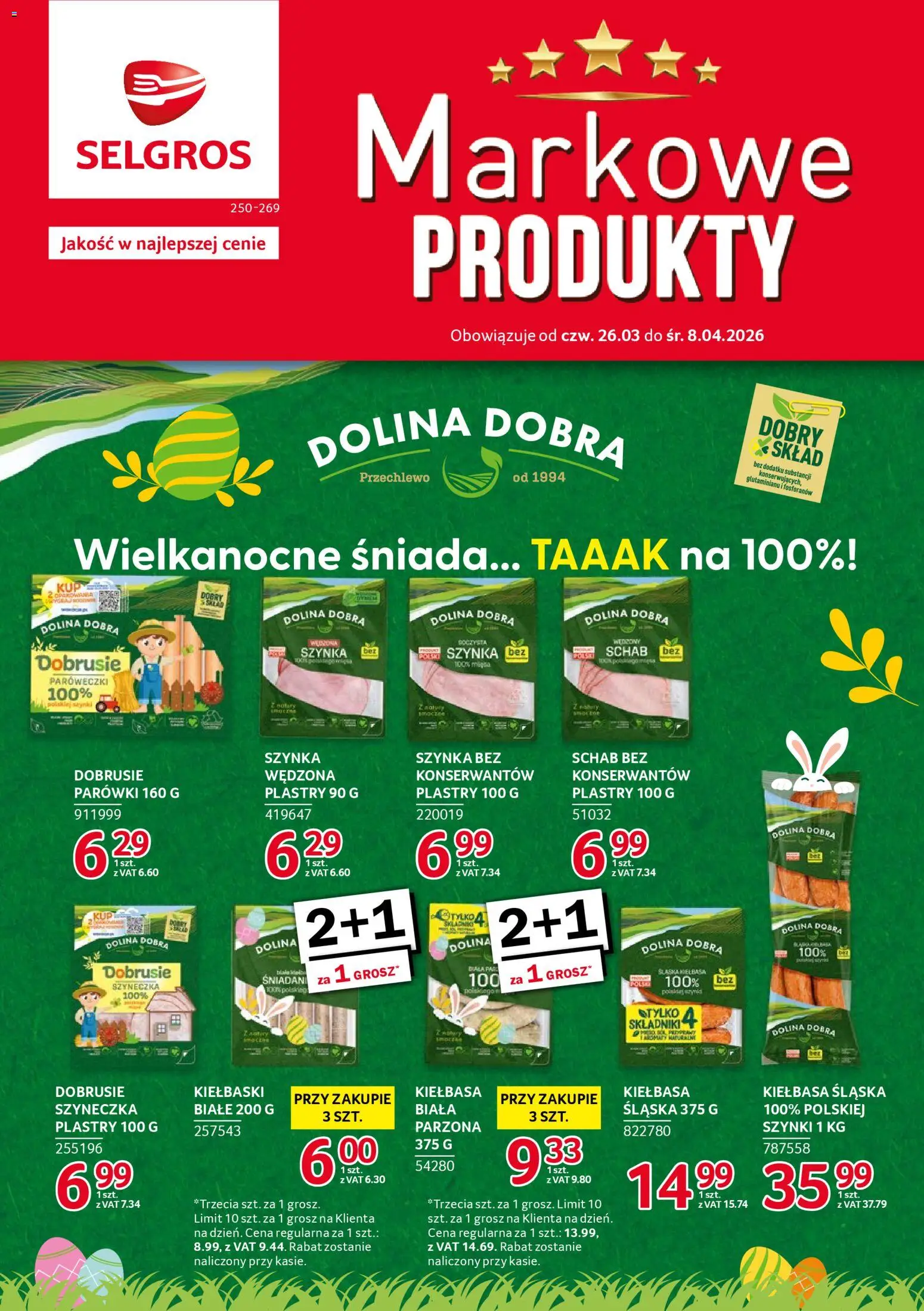 Pogląd gazetki "Selgros cash&carry gazetka - Markowe produkty" ze sklepu Selgros cash&carry ważnej od 26.03.2026