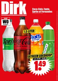 Voorbeeld van Folder week 5 van winkel Dirk geldig vanaf 25-01-2026