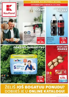 Pregled letka Kaufland katalog do 24.03.2026 trgovine Kaufland vrijedi od 17.03.2026