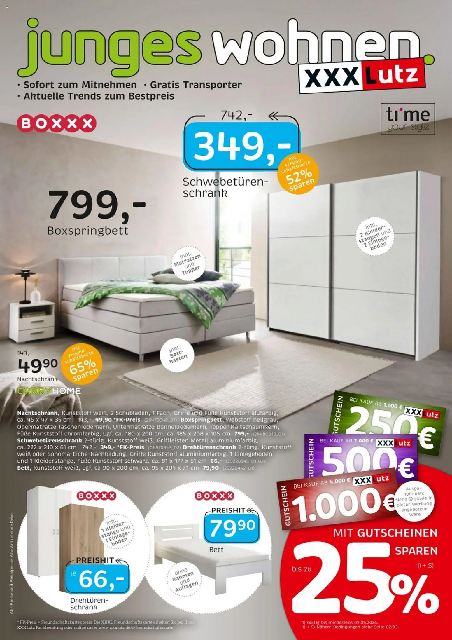 Vorschau von dem Prospekt des Geschäftes XXXLutz, gültig ab dem 25.04.2026