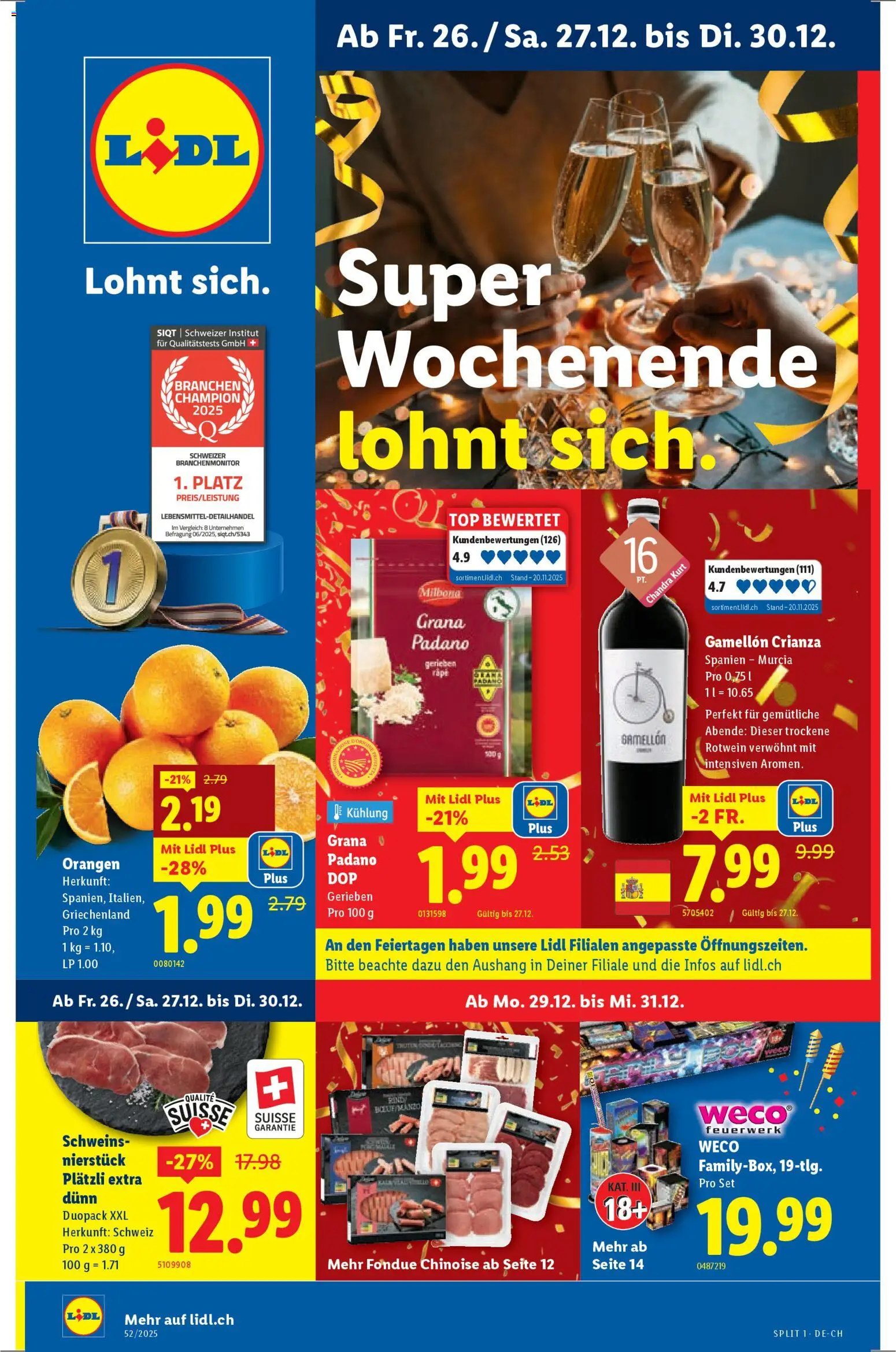 Vorschau des Merkblatts Aktionen vom Shop Lidl gültig von 26.12.2025 bis 30.12.2025