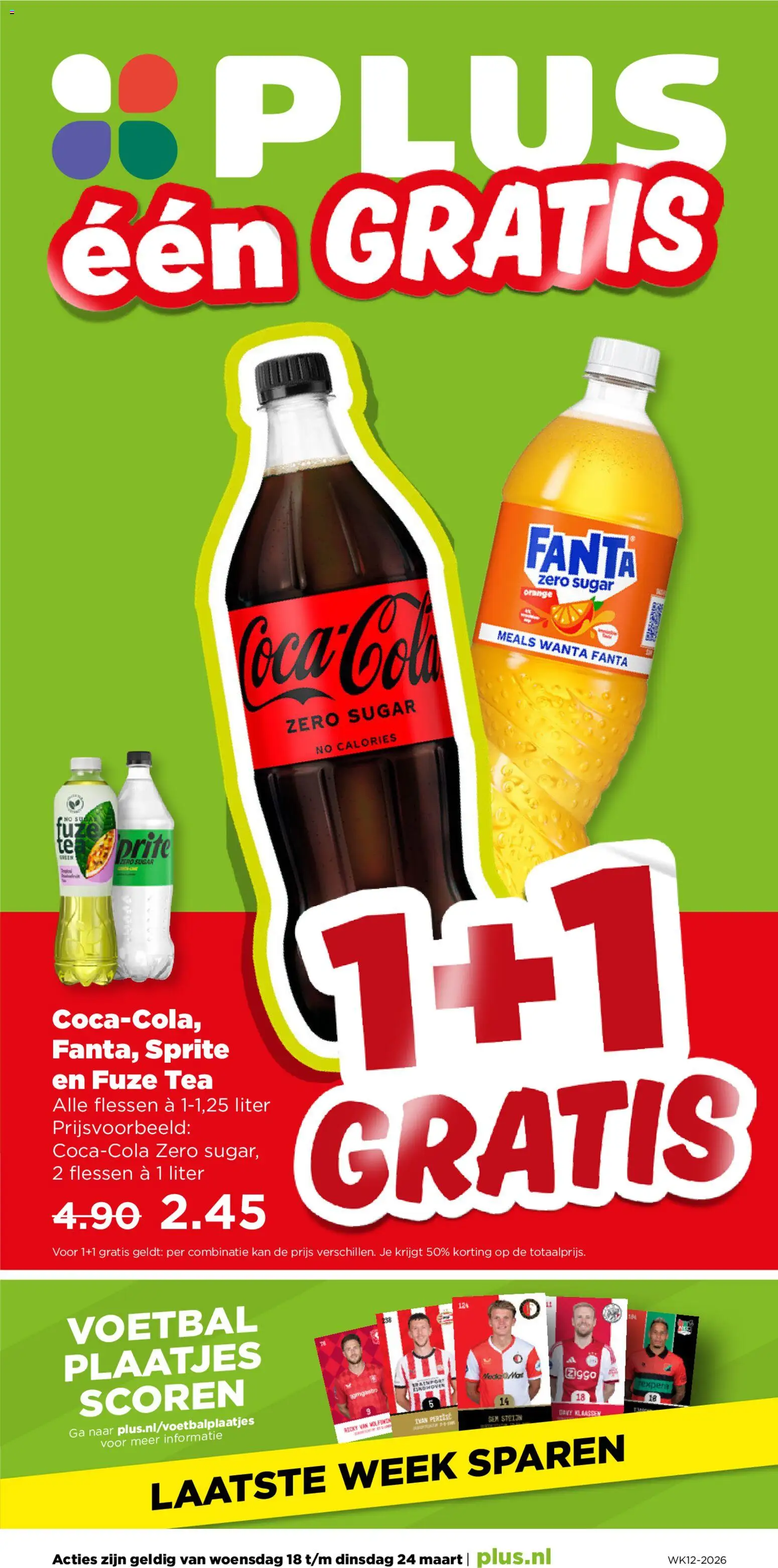 Voorbeeld van Plus folder week 12 van winkel Plus geldig vanaf 18-03-2026