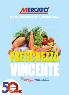 Anteprima dell'opuscolo Volantino Freschezza Vincente - Settimo Torinese dal negozio Mercatò valido da 18/09/2025