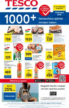 Tesco - Akciós újság Tesco megtekintése, amely érvényes 2025.07.24.-től