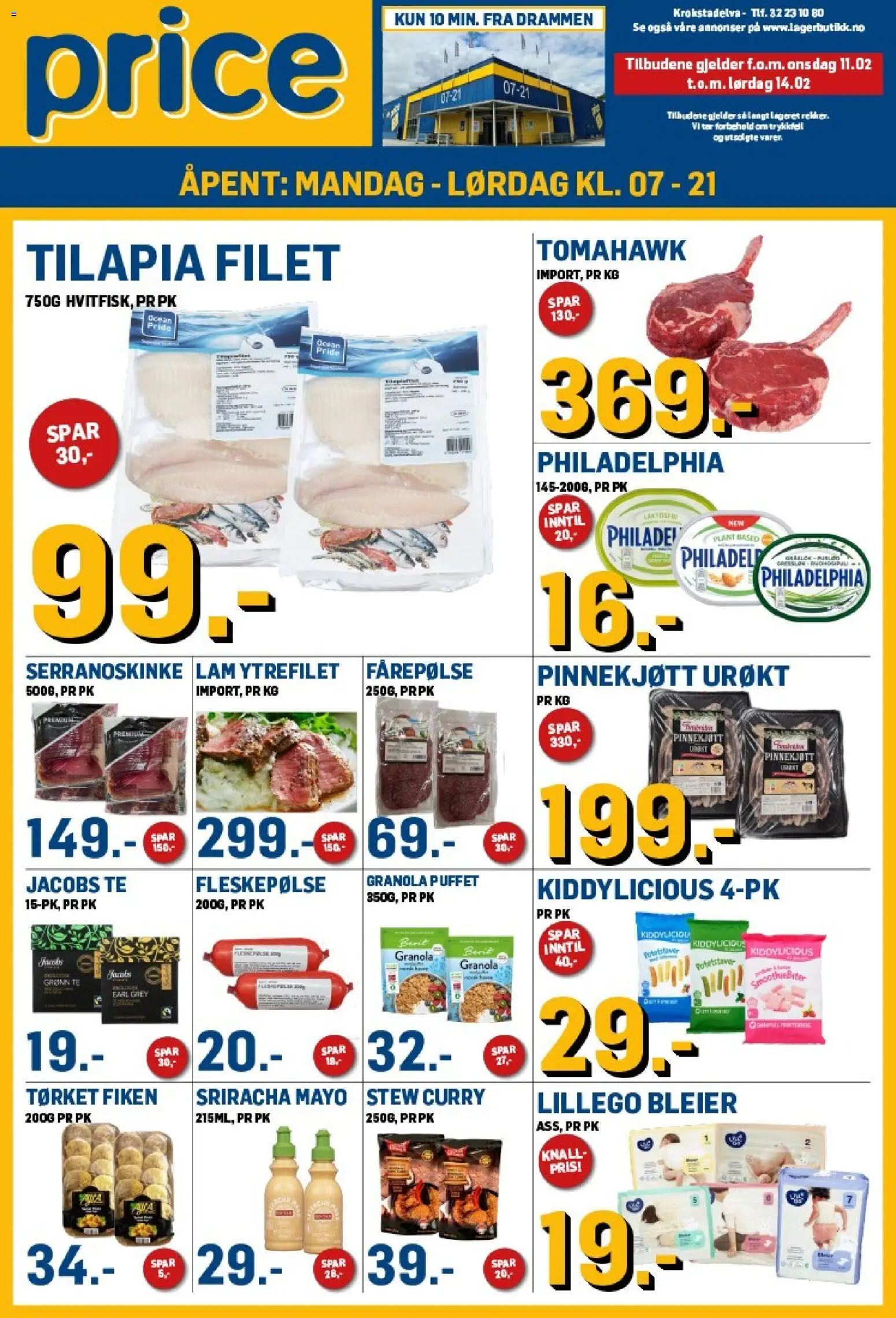 Forhåndsvis Kundeavis fra butikk Price Lagerbutikk gyldig fra 11/02/2026