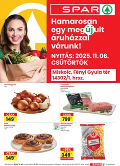 Spar - Miskolc üzlet megújulás megtekintése, amely érvényes 2025.11.06.-től