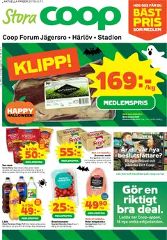 Förhandsgranska reklamblad Malmö från butik Coop Forum gäller från 27/10/2025
